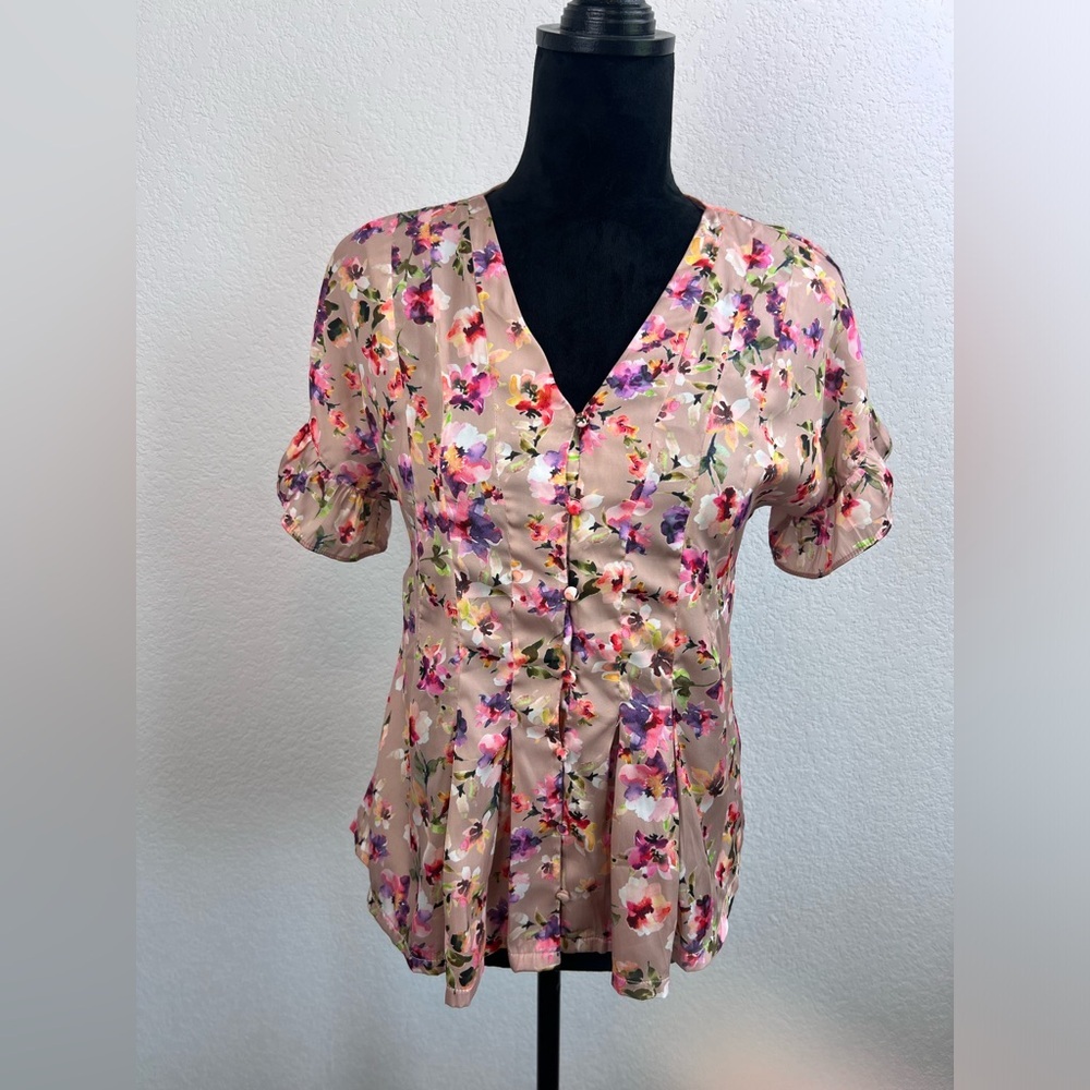 Dolan West Coast Floral Ruffle Size XS